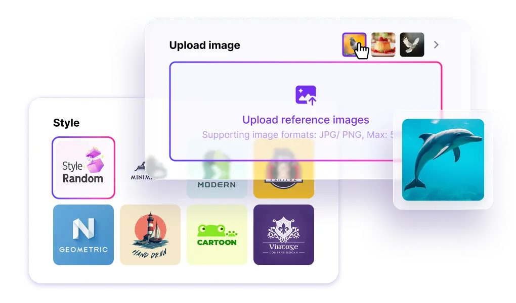 Enter brand name or text to create logo